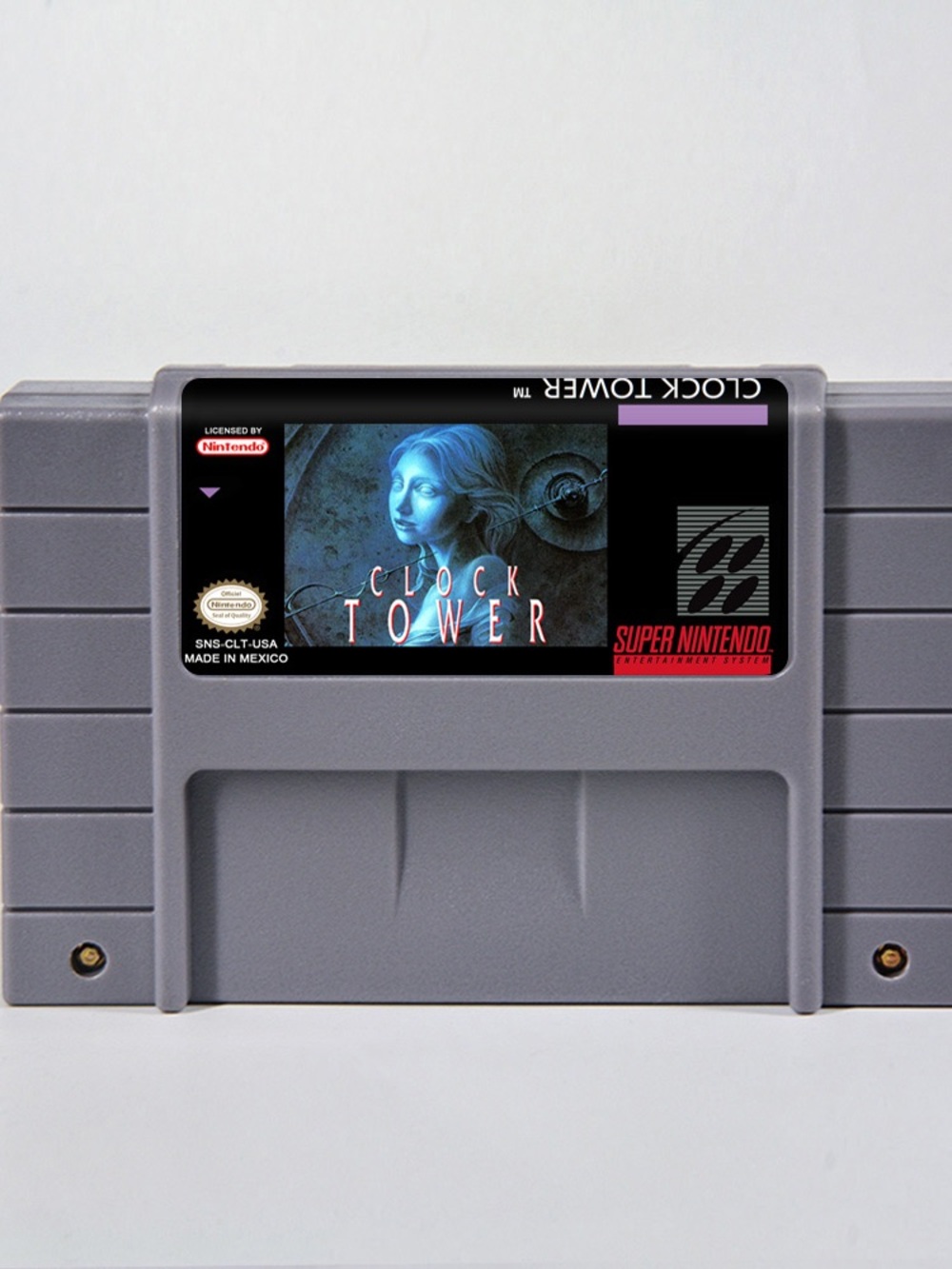 Nintendo Super Famicom Clock Tower Cartridge - Gray